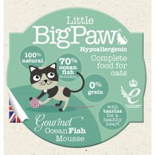 Little Big Paw Gourmet Ocean Fish  Mousse For Cats 85g